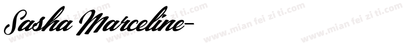 Sasha Marceline字体转换